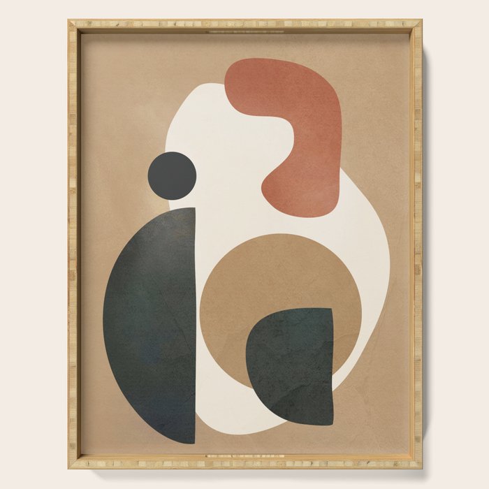 Modern Shapes Design 9 Serving Tray Gallery Image 1