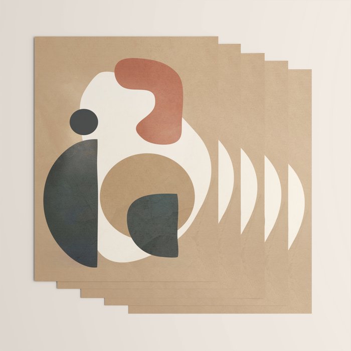 Modern Shapes Design 9 Wrapping Paper Gallery Image 3