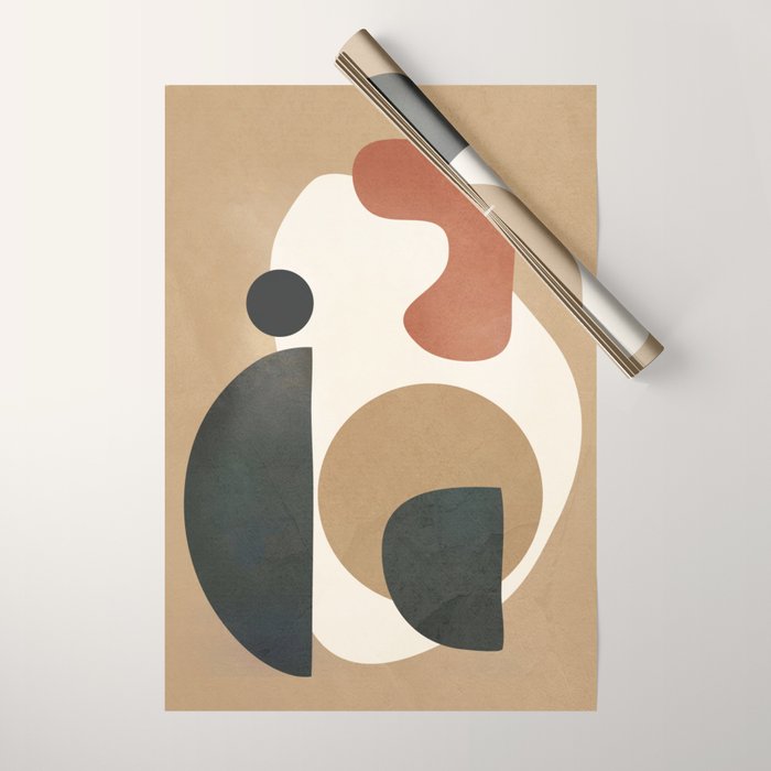 Modern Shapes Design 9 Wrapping Paper Gallery Image 1