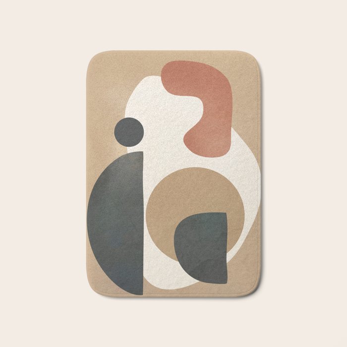 Modern Shapes Design 9 Bath Mat Gallery Image 1