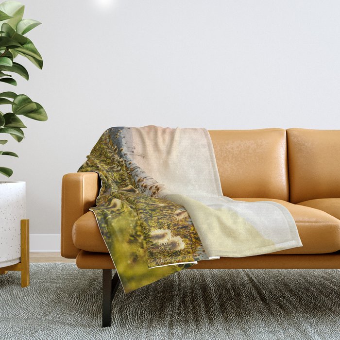 Wildflower Explosion - Mount Rainier National Park Throw Blanket Gallery Image 1