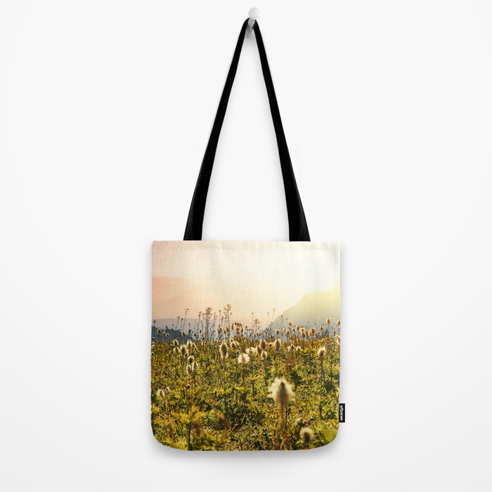 Wildflower Explosion - Mount Rainier National Park Tote Bag Gallery Image 2