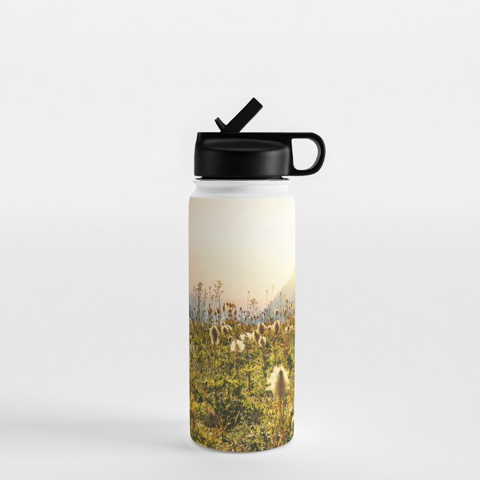 Wildflower Explosion - Mount Rainier National Park Water Bottle Gallery Image 1