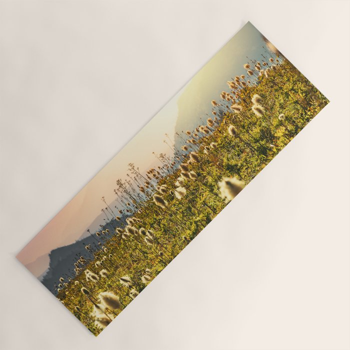 Wildflower Explosion - Mount Rainier National Park Yoga Mat Gallery Image 1