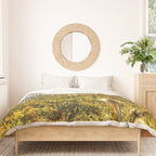 Wildflower Explosion - Mount Rainier National Park Duvet Cover Gallery Image 3