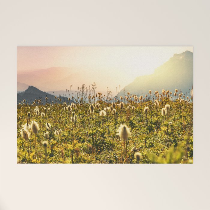 Wildflower Explosion - Mount Rainier National Park Welcome Mat Gallery Image 1