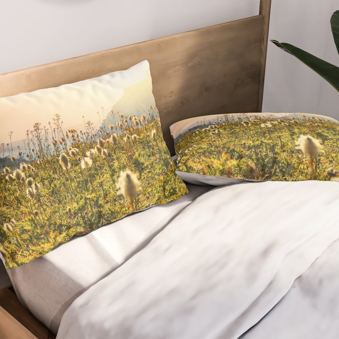 Wildflower Explosion - Mount Rainier National Park Pillow Sham Gallery Image 2