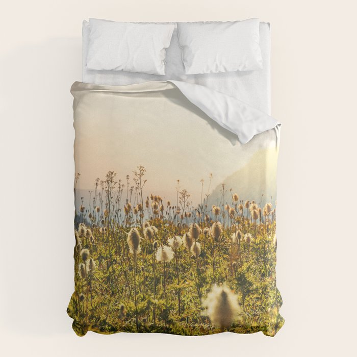 Wildflower Explosion - Mount Rainier National Park Duvet Cover Gallery Image 6