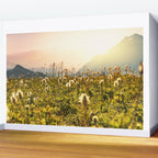 Wildflower Explosion - Mount Rainier National Park Wall Mural Gallery Image 2
