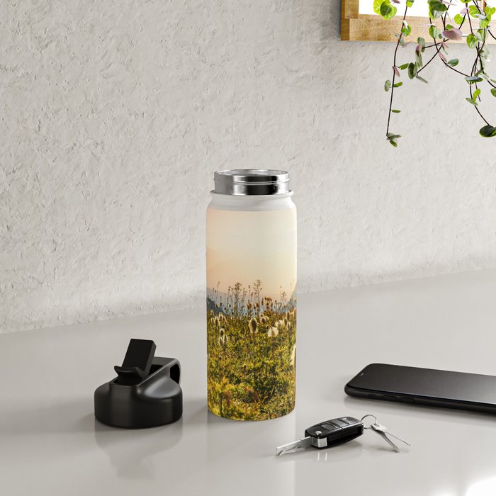 Wildflower Explosion - Mount Rainier National Park Water Bottle Gallery Image 4