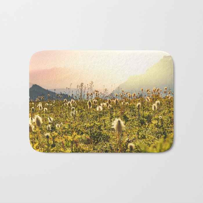 Wildflower Explosion - Mount Rainier National Park Bath Mat Gallery Image 1