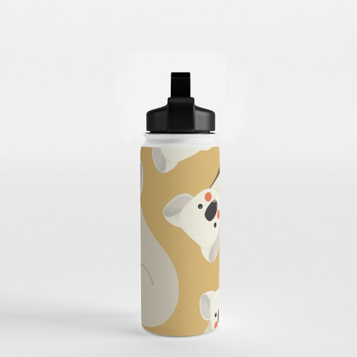 Koala, Animal Portrait Water Bottle Gallery Image 2