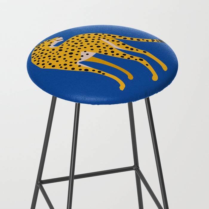 The Stare 2: Golden Cheetah Edition Stool Gallery Image 2