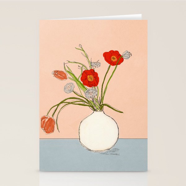 Spring Bouquet Uplifting Stationery Card Gallery Image 1
