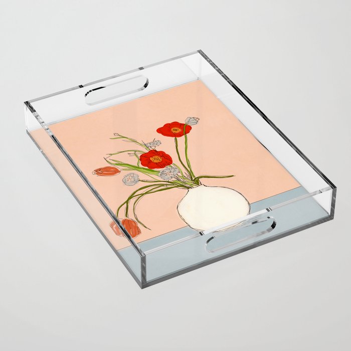Spring Bouquet Uplifting Acrylic Tray Gallery Image 1