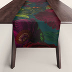 Before Midnight Vintage Flowers Garden Table Runner Gallery Image 1