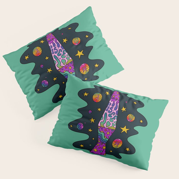 Pisces Lava Lamp Pillow Sham Gallery Image 3