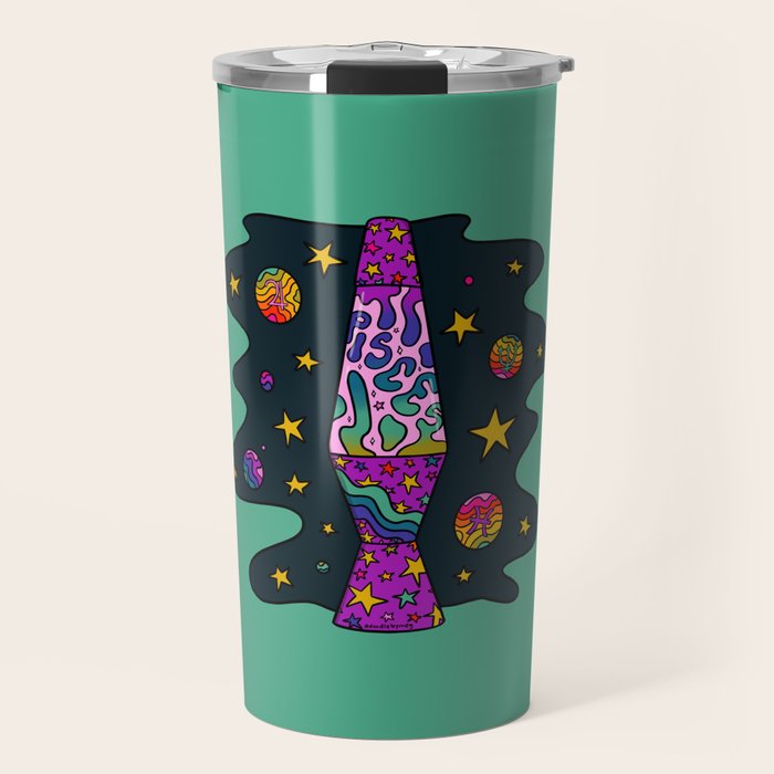 Pisces Lava Lamp Travel Mug Gallery Image 1