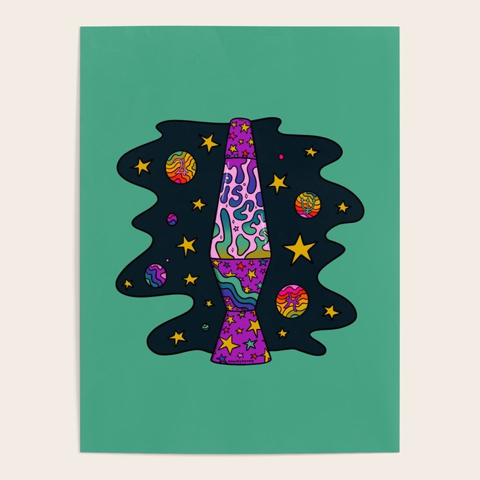 Pisces Lava Lamp Poster Gallery Image 4