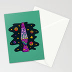 Pisces Lava Lamp Stationery Card Gallery Image 2