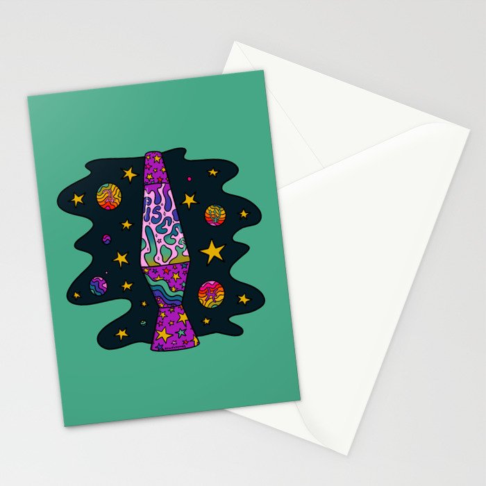Pisces Lava Lamp Stationery Card Gallery Image 2