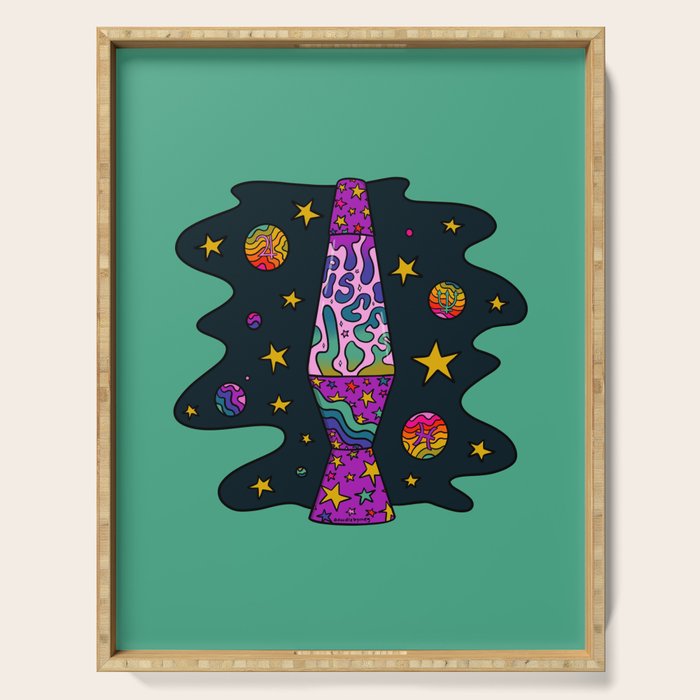 Pisces Lava Lamp Serving Tray Gallery Image 1