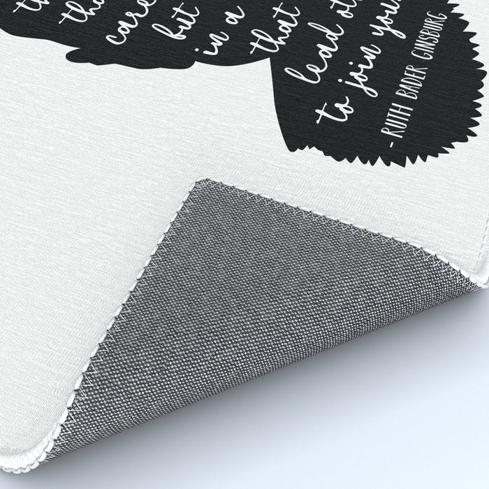 Ruth Bader Ginsburg Quote Rug Gallery Image 4