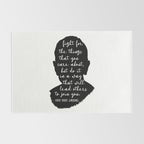 Ruth Bader Ginsburg Quote Rug Gallery Image 2