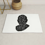 Ruth Bader Ginsburg Quote Rug Gallery Image 1