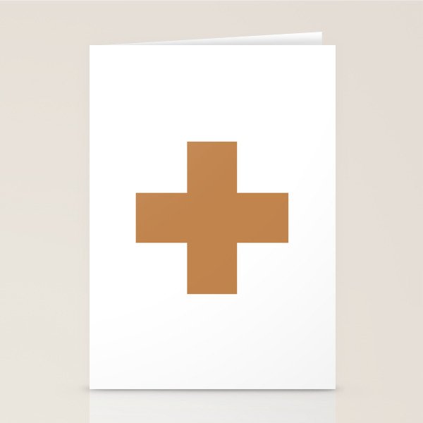 Swiss cross plus Stationery Card Gallery Image 2