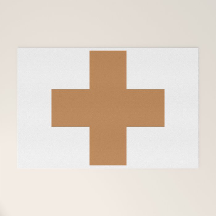 Swiss cross plus Welcome Mat Gallery Image 1