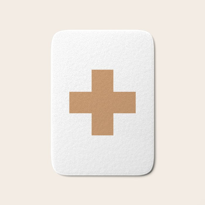 Swiss cross plus Bath Mat Gallery Image 1