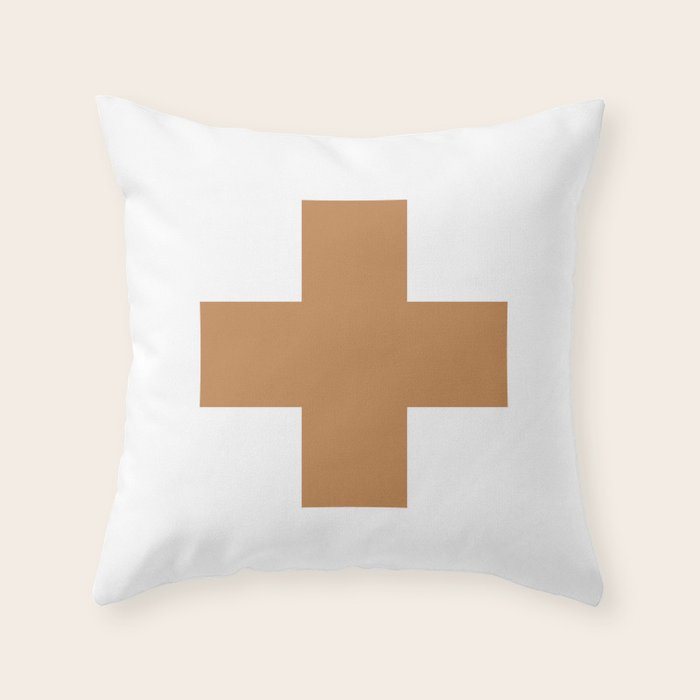 Swiss cross plus Throw Pillow Gallery Image 6