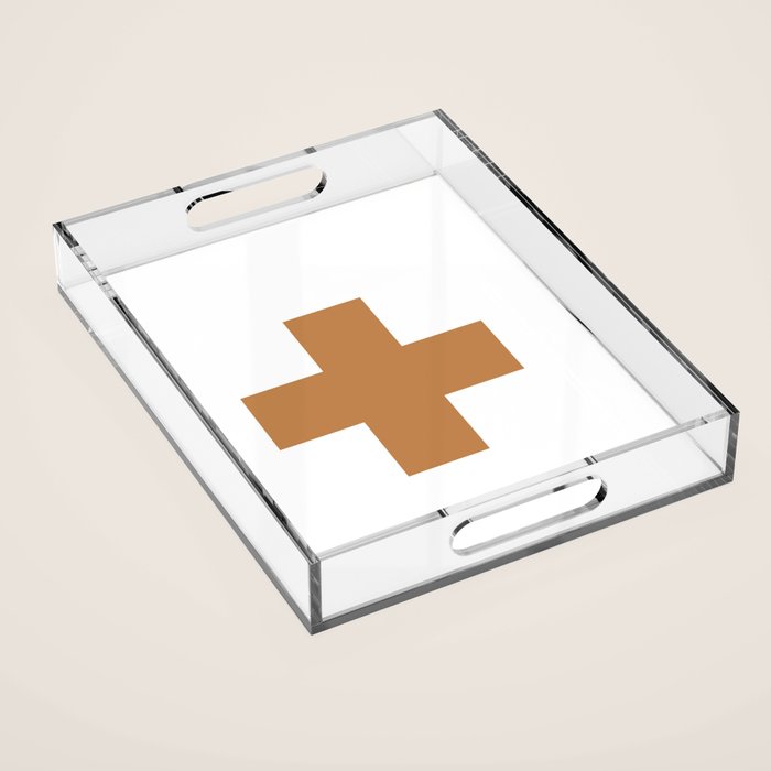 Swiss cross plus Acrylic Tray Gallery Image 1