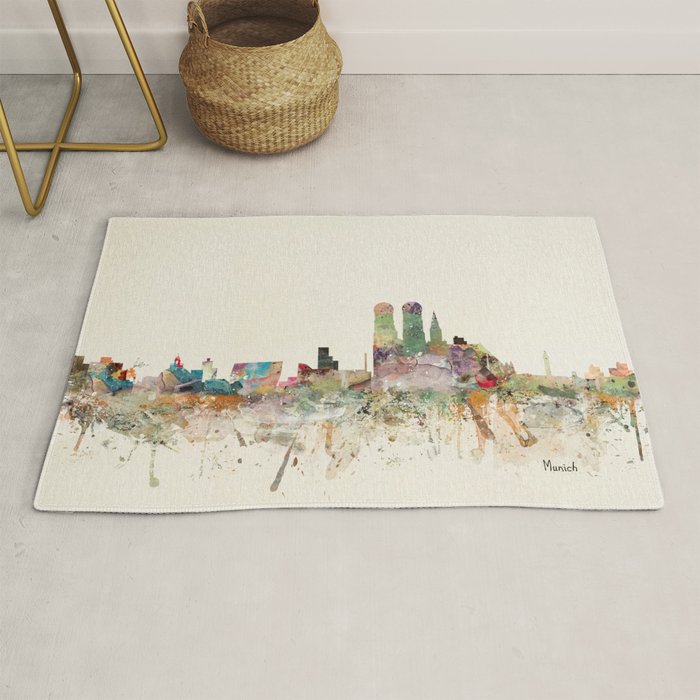 munich germany skyline Rug Gallery Image 1