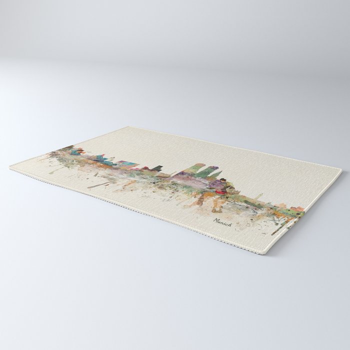 munich germany skyline Rug Gallery Image 3