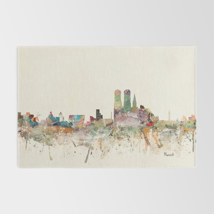 munich germany skyline Rug Gallery Image 2