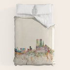 munich germany skyline Duvet Cover Gallery Image 6
