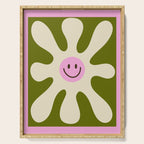 Retro Flower Vintage 70s Groovie Serving Tray Gallery Image 1
