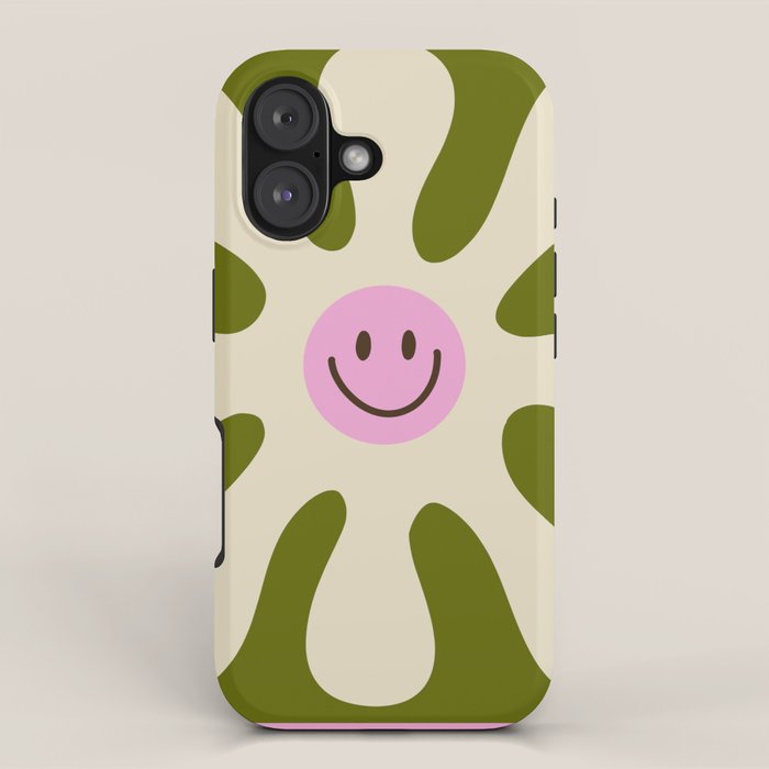 Retro Flower Vintage 70s Groovie iPhone Case Gallery Image 1
