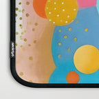 Good Days, Fun Abstract Celebration, Happiness Enjoy Confetti Party, Celebrate Polka Dots Shapes Random Quirky, Eclectic Bohemian Contemporary Laptop Sleeve Gallery Image 3