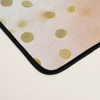 Good Days, Fun Abstract Celebration, Happiness Enjoy Confetti Party, Celebrate Polka Dots Shapes Random Quirky, Eclectic Bohemian Contemporary Desk Mat Gallery Image 4