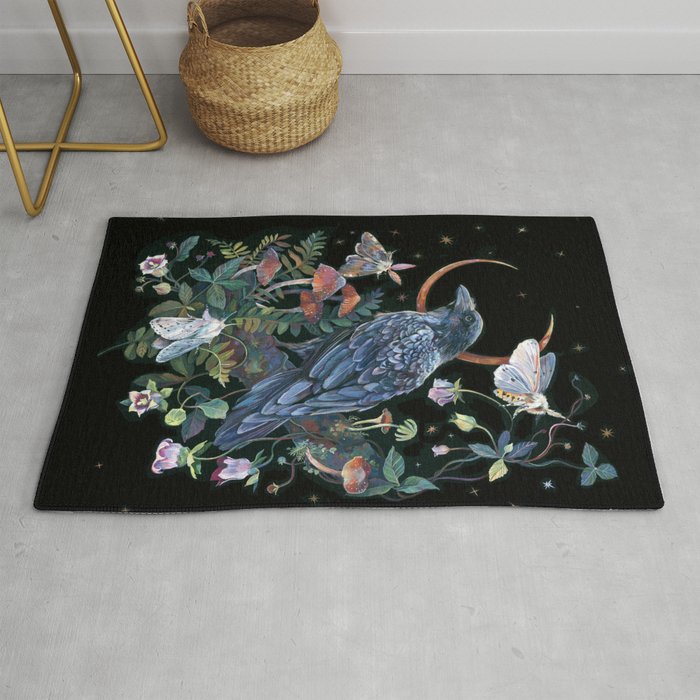 Moon Raven  Rug Gallery Image 1