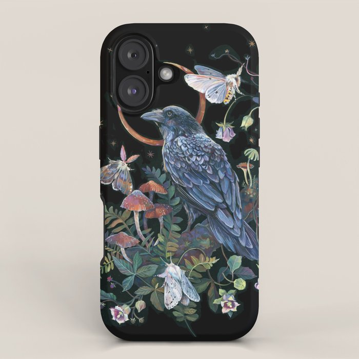 Moon Raven  iPhone Case Gallery Image 1