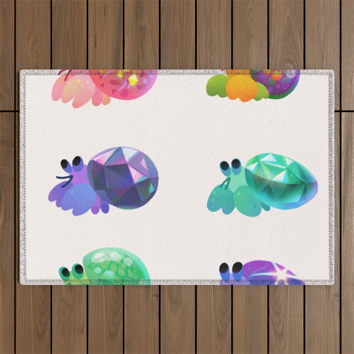 Jewel hermit crab Outdoor Rug Gallery Image 1