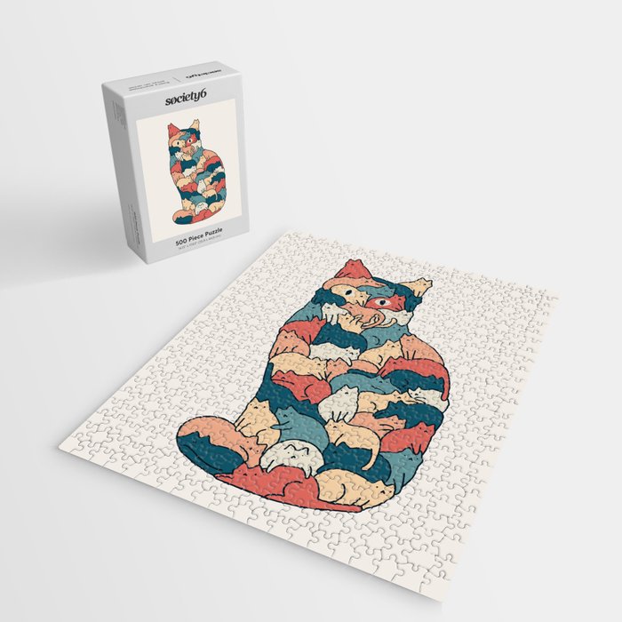 Cat Landscape 185: How many cats? Jigsaw Puzzle Gallery Image 2