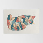 Cat Landscape 185: How many cats? Rug Gallery Image 2