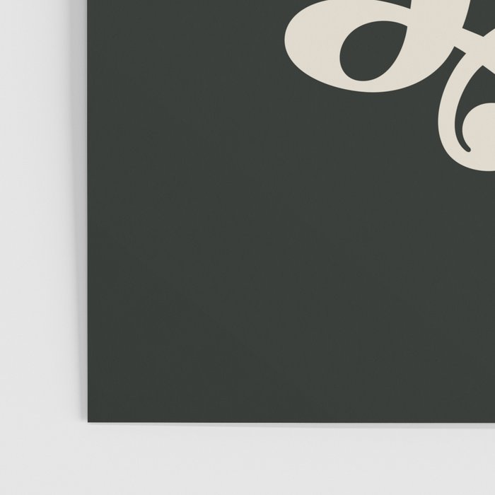 This Must Be The Place - Black and White Retro 70s Typography Poster Gallery Image 3