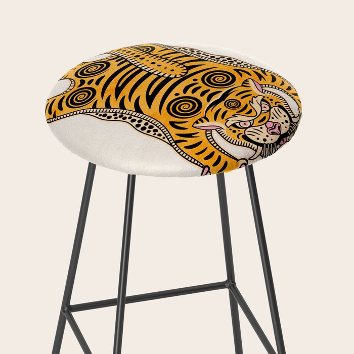 King Of The Jungle 01: Golden Tiger Edition Stool Gallery Image 2