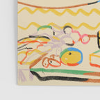 YELLOW TULIPS, WINE AND CHEESE Poster Gallery Image 3